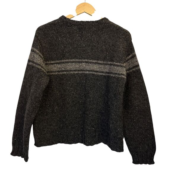 BOZ International Canada 100% Lambswool Grey Button Up Cardigan Size L - Picture 2 of 6